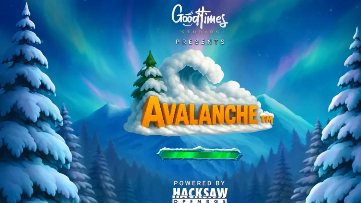 Isang makulay na Alpine-themed slot game na Avalanche na may mga yeti at snow-capped mountains.